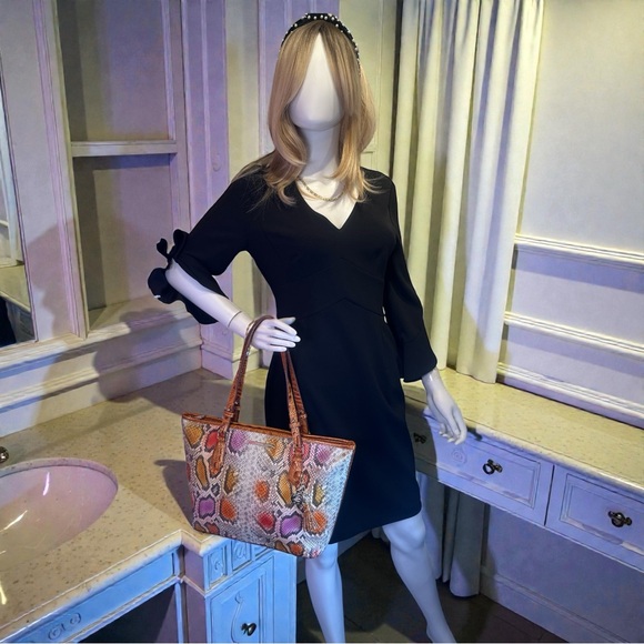 Brahmin EUC Medium Asher Multicolor Snake Print Tote - Picture 17 of 17